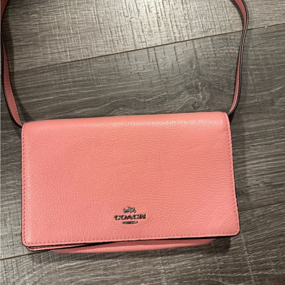 Coach Blush Leather Crossbody Bag